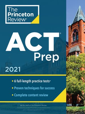 cover image of Princeton Review ACT Prep, 2021